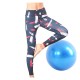 Women Color Print Yoga Set