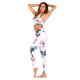 Women Color Print Yoga Set