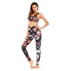 Women Color Print Yoga Set